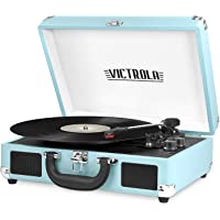 Victrola VSC-550BT-TQ - Tocadiscos Bluetooth (3 velocidades)- Color Turquesa
